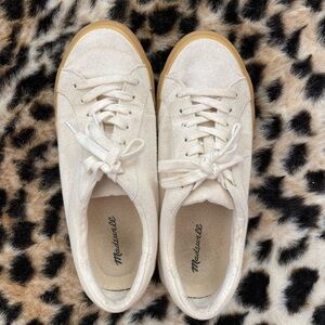 Madewell Women's White Canvas Sneakers
